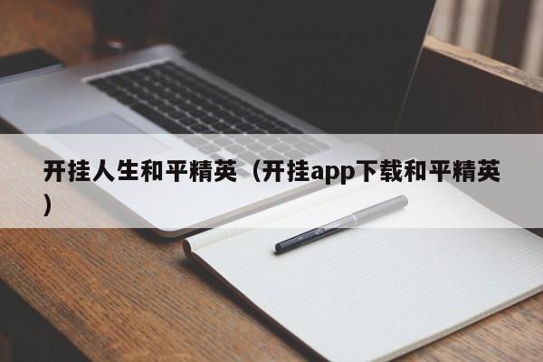 开挂人生和平精英（开挂app下载和平精英）